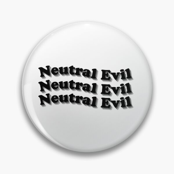 Item preview, Neutral Evil Alignment Sticker designed and sold by Pocket Loot.