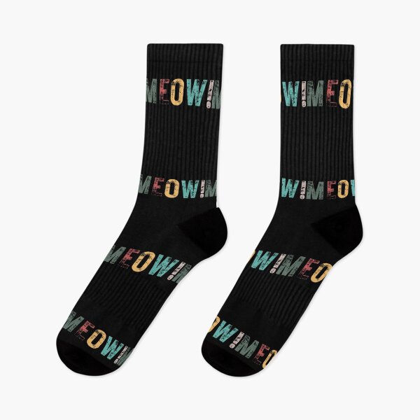 Item preview, Colorful “MEOW!” Cat Lover Typography Design designed and sold by Fredster1966.