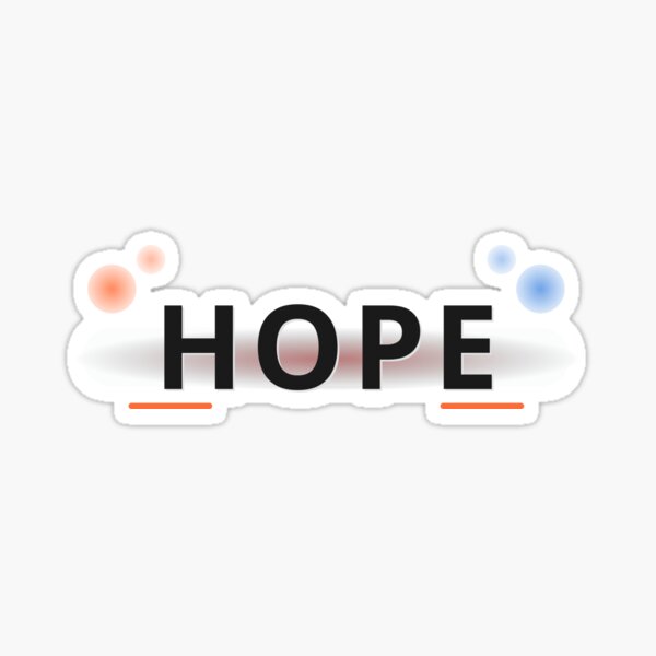 Item preview, HOPE Bold Typography Design - Motivational  designed and sold by Pickmash.