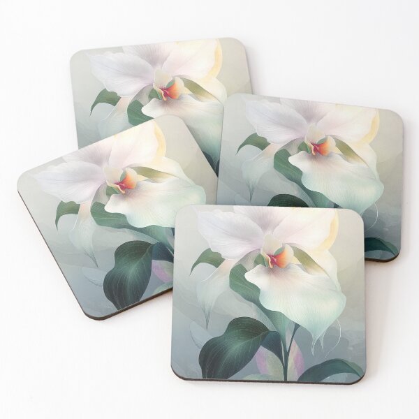 Item preview, Lunar Bloom: Art Deco Orchid's Embrace designed and sold by bloorose.