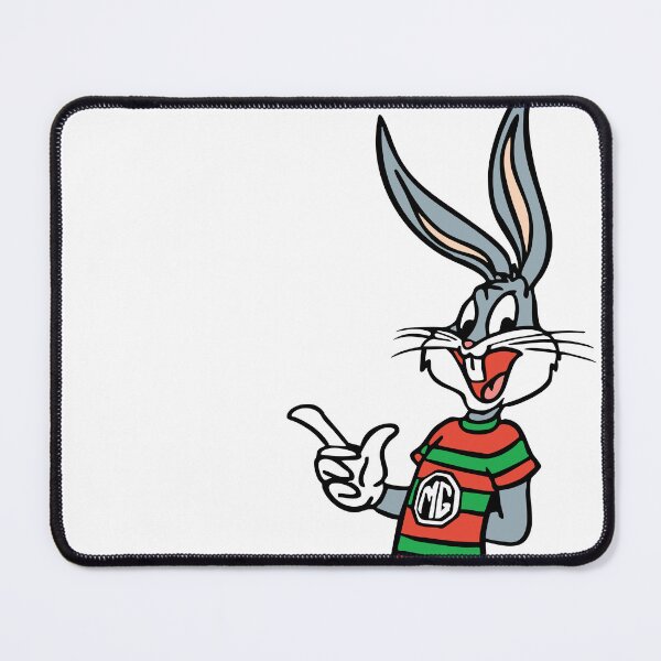 Item preview, NRL South Sydney Rabbitohs Football Bugs Bunny Cartoon  designed and sold by TanArtDesign.