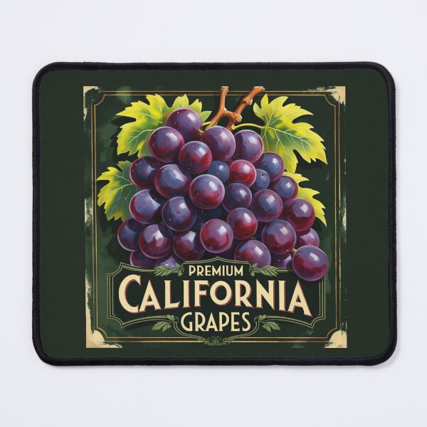 Item preview, Vintage Californa Grapes Crate Label designed and sold by Rue Market.