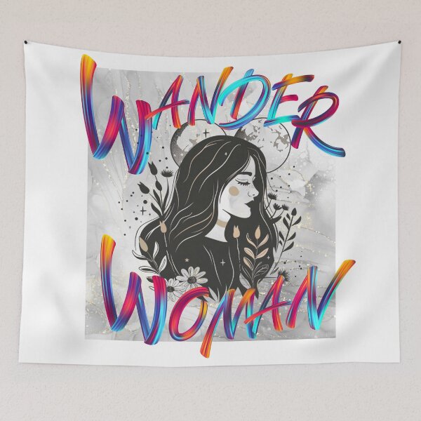 Item preview, Wander Woman – Diseño para una viajera empoderada designed and sold by RoadNesters.