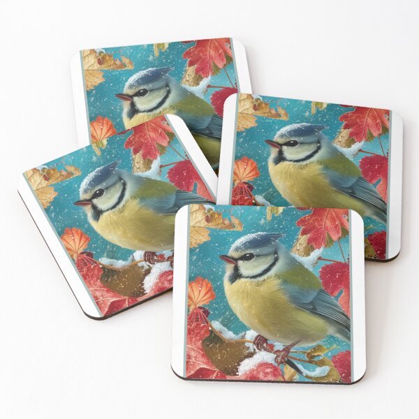 Item preview, Blue Bird in Snow designed and sold by RWCarpenter.