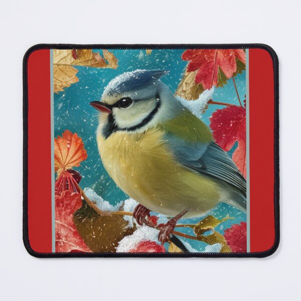 Item preview, Blue Bird in Snow designed and sold by RWCarpenter.