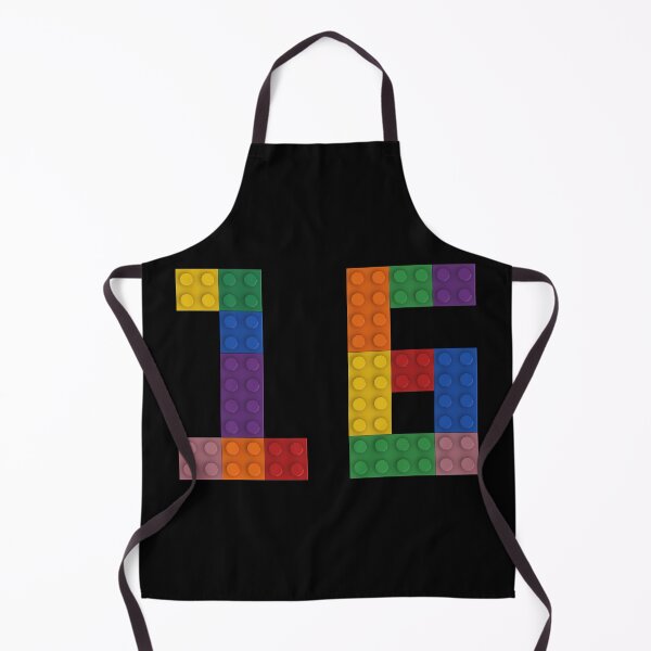 Item preview, 16 numbering made of bricks designed and sold by Brickification.