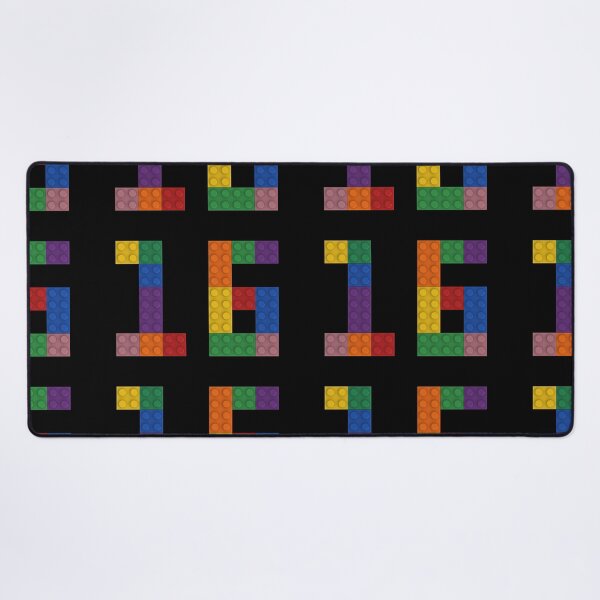 Item preview, 16 numbering made of bricks designed and sold by Brickification.