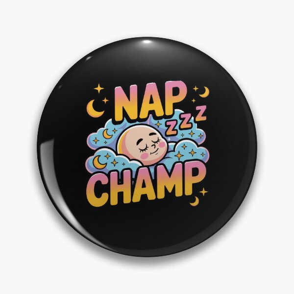 Item preview, Nap Champ Funny Sleep Lover Lazy Days Pajama Mood Quote designed and sold by MagicSD Designs.