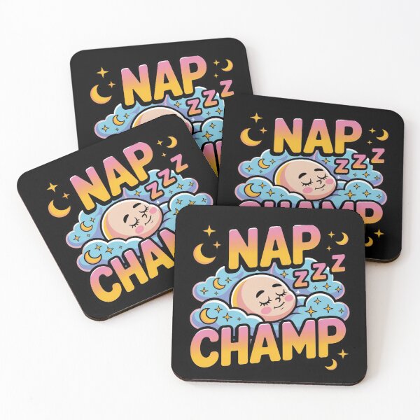 Item preview, Nap Champ Funny Sleep Lover Lazy Days Pajama Mood Quote designed and sold by MagicSD Designs.