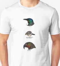 New Zealand birds illustrations Unisex T-Shirt