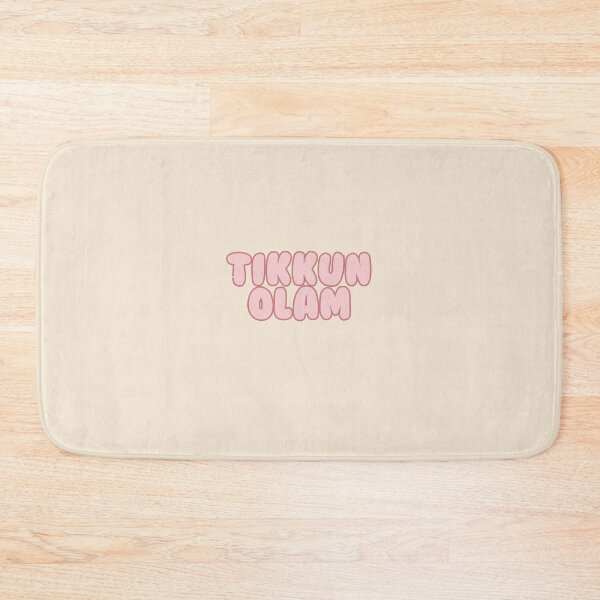 Item preview, tikkun olam pink duotone bubbly letters - jewish value designed and sold by jessicaleah15.