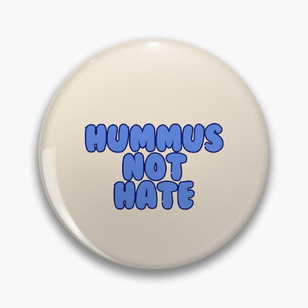 Item preview, SPREAD HUMMUS NOT HATE BLUE DUOTONE - JEWISH VALUES designed and sold by jessicaleah15.