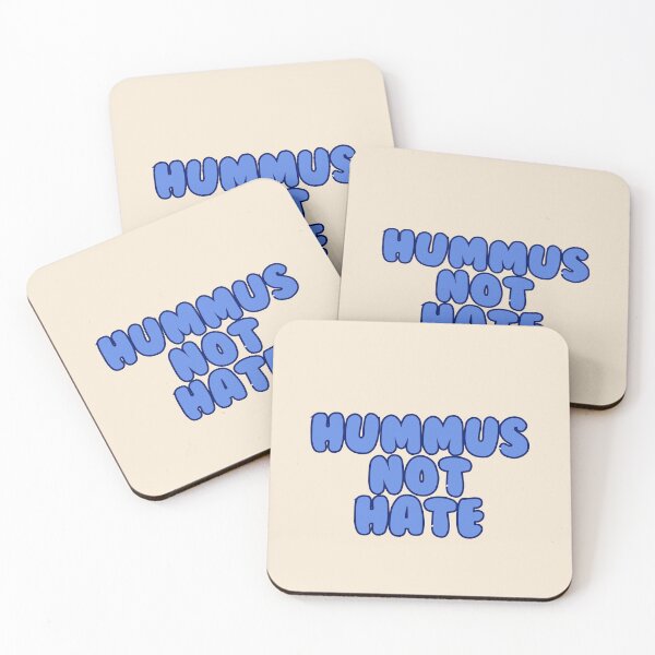 Item preview, SPREAD HUMMUS NOT HATE BLUE DUOTONE - JEWISH VALUES designed and sold by jessicaleah15.
