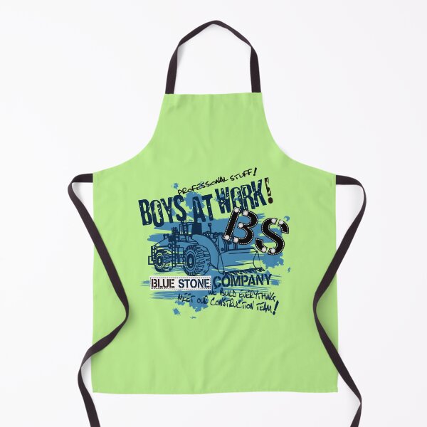 Item preview, boys at work blue stone company designed and sold by Bride of the desert.
