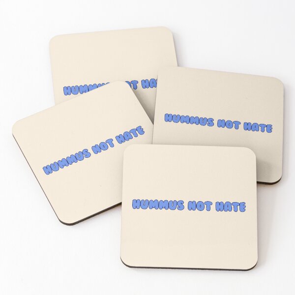 Item preview, SPREAD HUMMUS NOT HATE BLUE DUOTONE - JEWISH VALUES designed and sold by jessicaleah15.