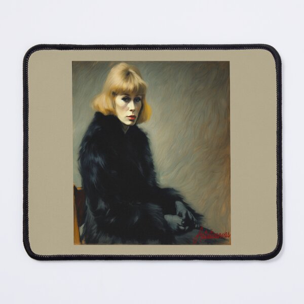 Item preview, "Decadent Elegance: Marianne Faithfull in Fur" designed and sold by Artisticanvas.