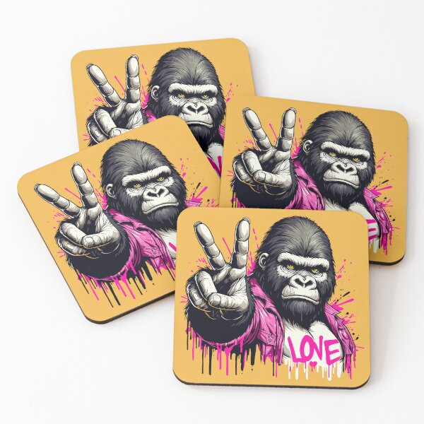 Item preview, Gorilla Wanting Peace designed and sold by Ghost on Toast.
