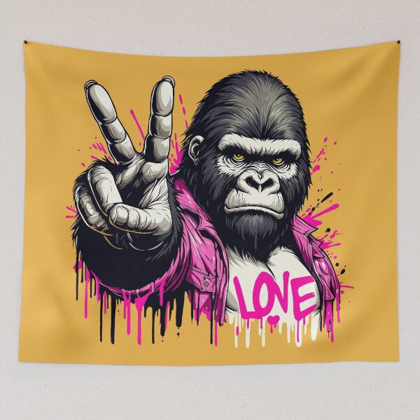 Item preview, Gorilla Wanting Peace designed and sold by Ghost on Toast.