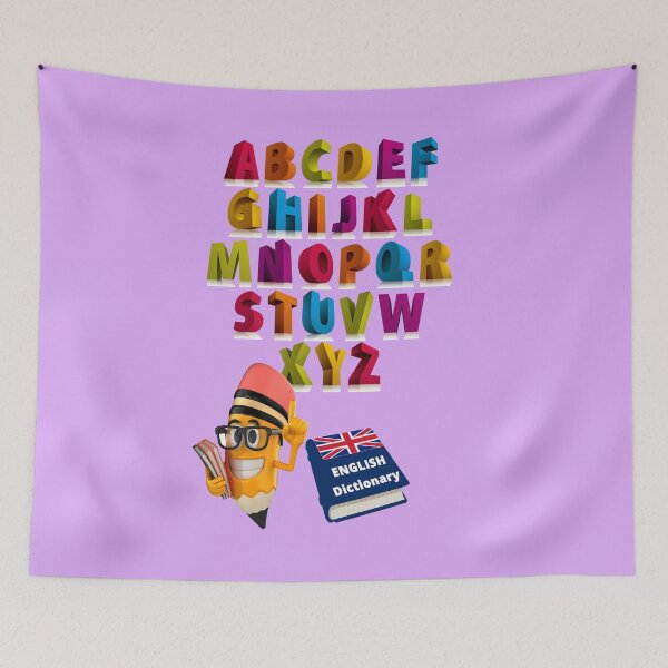 Item preview, Learn English Alphabet  designed and sold by  Bride of the desert.
