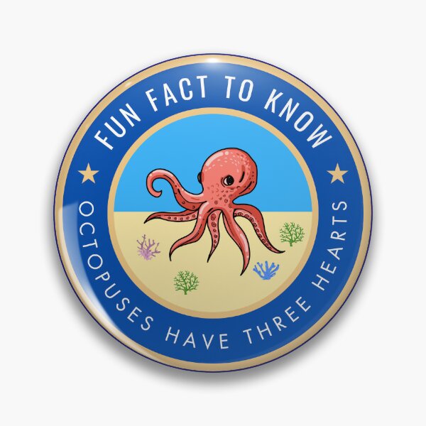 Item preview, Fun fact to know Octopuses have three hearts designed and sold by fev-rocks.