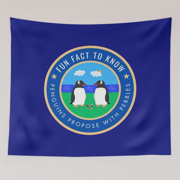 Item preview, Fun fact to know Penguins propose with pebbles designed and sold by fev-rocks.