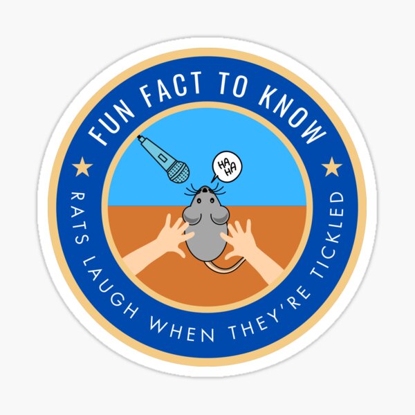 Item preview, Fun fact to know Rats laugh when they're tickled designed and sold by fev-rocks.