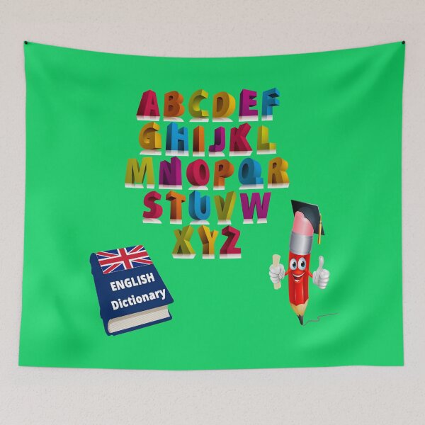 Item preview, Learn English Alphabet  designed and sold by  Bride of the desert.