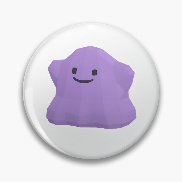 Item preview, Happy Ditto - Low Polygon Sticker designed and sold by LowPolyHub.