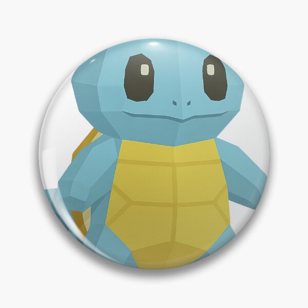 Item preview, Squirtle - Low Polygon Sticker designed and sold by LowPolyHub.