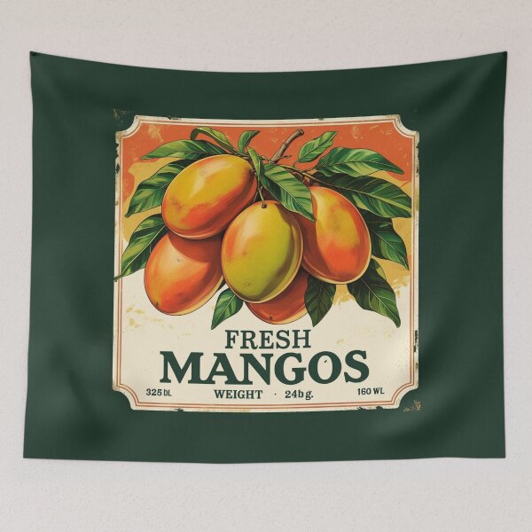 Item preview, Vintage Crate Label for Fresh Mangos designed and sold by Rue Market.