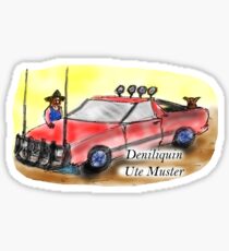Deni Ute Muster Sticker