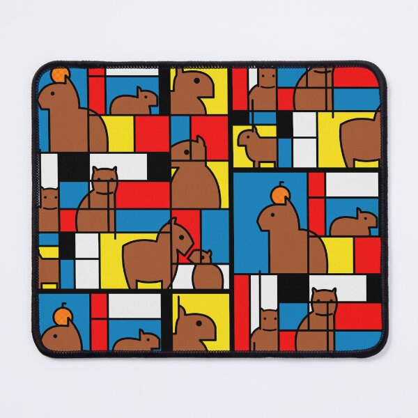 Item preview, Mondrian Capybara by Tobe Fonseca designed and sold by Tobe Fonseca®.