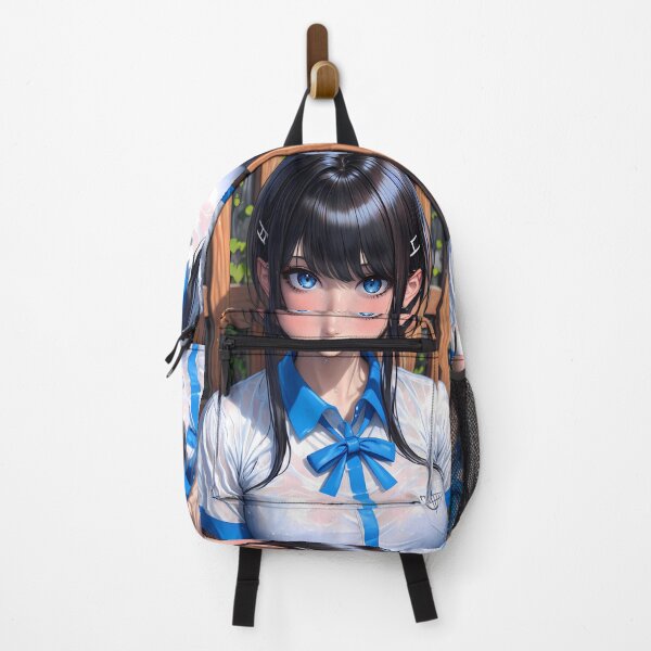 Item preview, Sayaka Maizono Danganronpa Shy Girl Blue Ribbon Bright Eyes Garden Calm designed and sold by mildaclairmo.