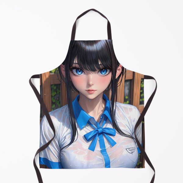 Item preview, Sayaka Maizono Danganronpa Shy Girl Blue Ribbon Bright Eyes Garden Calm designed and sold by mildaclairmo.
