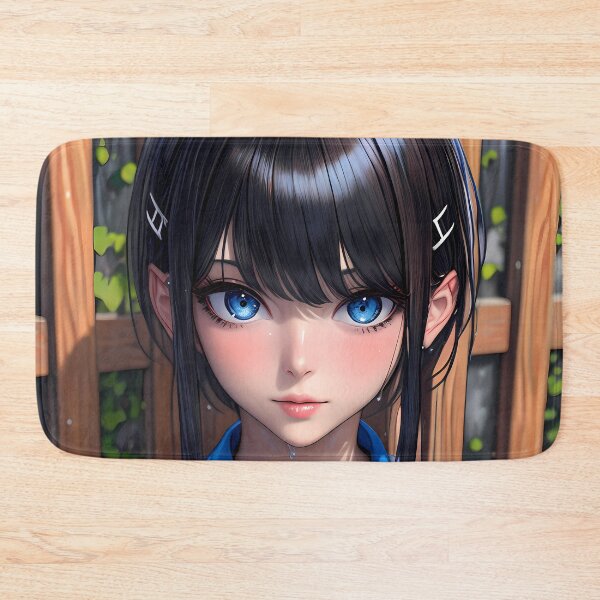 Item preview, Sayaka Maizono Danganronpa Shy Girl Blue Ribbon Bright Eyes Garden Calm designed and sold by mildaclairmo.