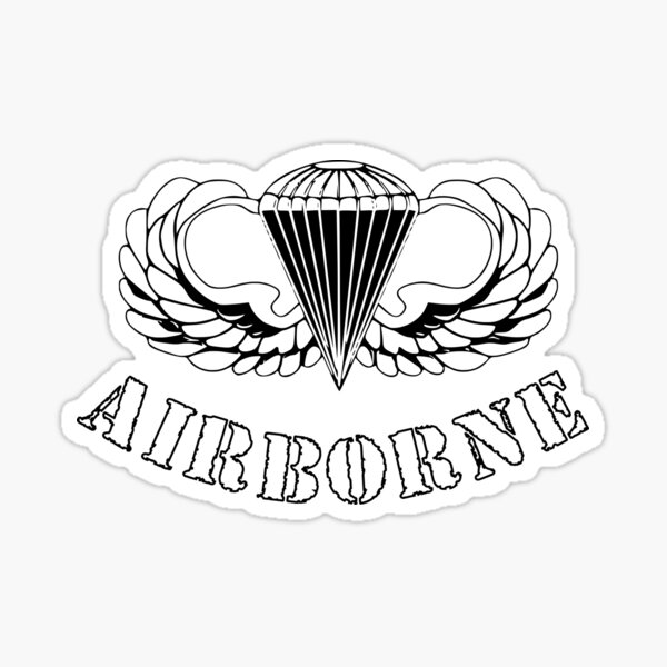 Parachute Wings Badge Airborne Funny Skitongifts Custom Laser Engraved