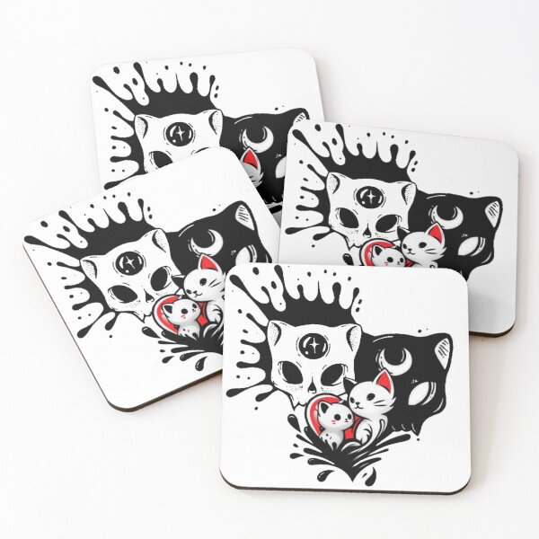 Item preview, Dark cat family designed and sold by RebelShadow.
