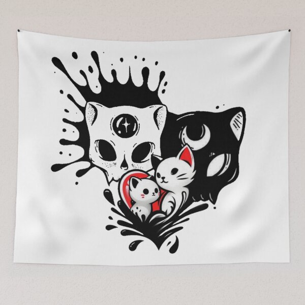 Item preview, Dark cat family designed and sold by RebelShadow.