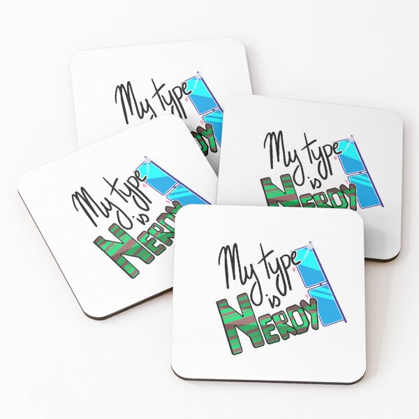 Item preview, My Type is Nerdy designed and sold by Finn-Use-Splash.