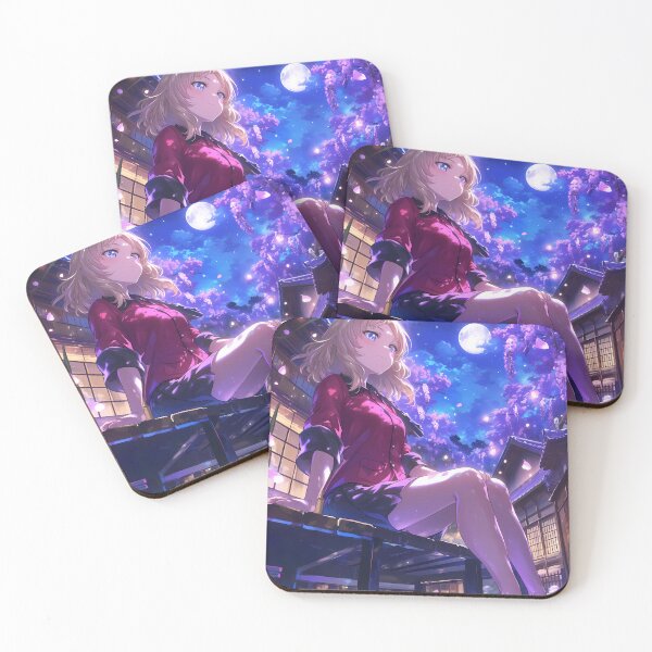 Item preview, Katyusha Yukata Wisteria Night Water Girls und Panzer Anime designed and sold by mildaclairmo.