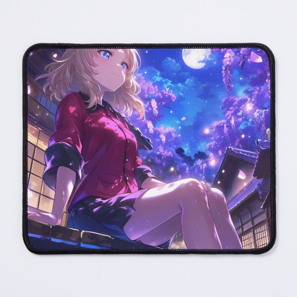 Item preview, Katyusha Yukata Wisteria Night Water Girls und Panzer Anime designed and sold by mildaclairmo.