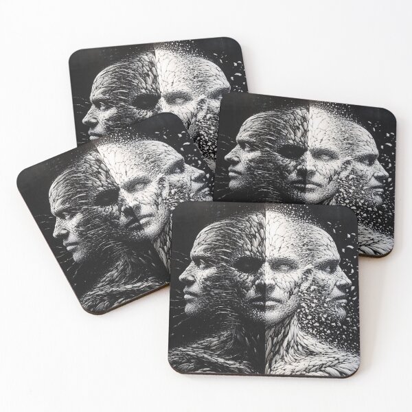 Item preview, Emotion of a man - Black/White Abstraction designed and sold by AD-Digital-Art.