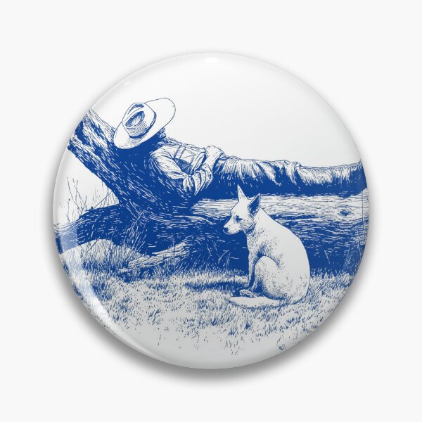 Item preview, Cowboy Resting With His Guard Dog  designed and sold by thepunchypoodle.