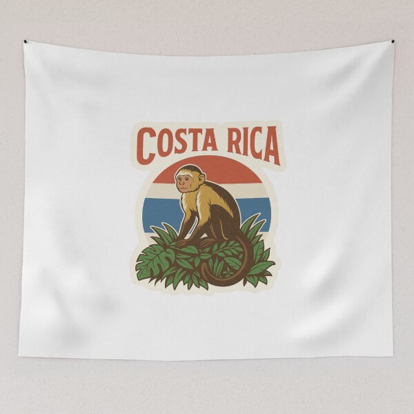 Item preview, Costa Rica Monkey Sticker – Tropical Jungle Travel Souvenir designed and sold by DanniJordan.