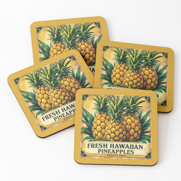 Item preview, Fresh Hawaiin Pineapples designed and sold by Rue Market.