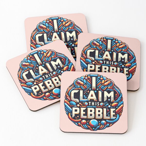 Item preview, I Claim this Pebble, typography designed and sold by maxmaj.
