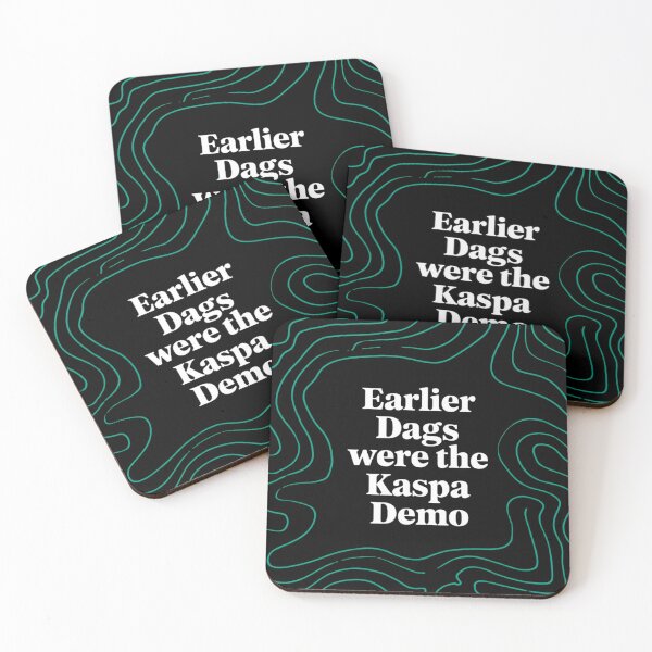 Item preview, Kaspa Doesn’t Fork Paths. It Builds Roads. designed and sold by RadDeck.