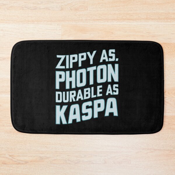 Item preview, Kaspa Doesn’t Brag. It Builds. designed and sold by RadDeck.