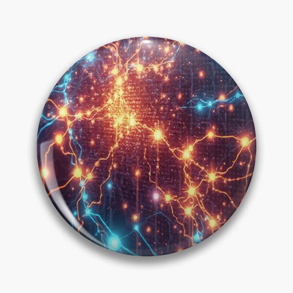 Item preview, Neural Sparkflow – Electric Synapse Energy Art designed and sold by AbstractAnom.