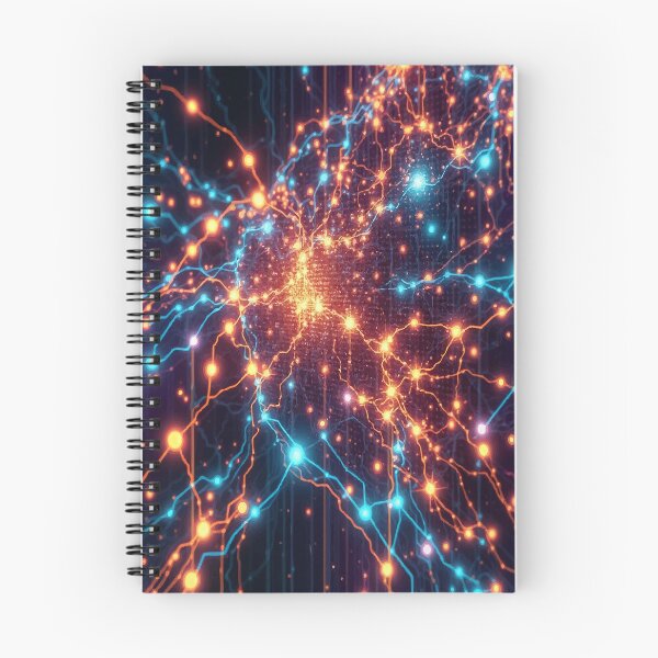 Item preview, Neural Sparkflow – Electric Synapse Energy Art designed and sold by AbstractAnom.